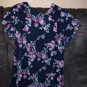 Lane Bryant Ruffle Shirt